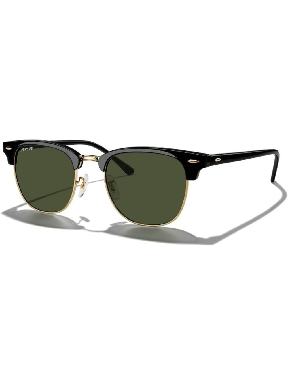 Stylish Square Semi-Rimmed Polarized Sunglasses for Men & Women UV400 Protection